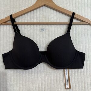 Skims sold n/a sold  Everybody T-Shirt Bra Onyx Black Size NWT